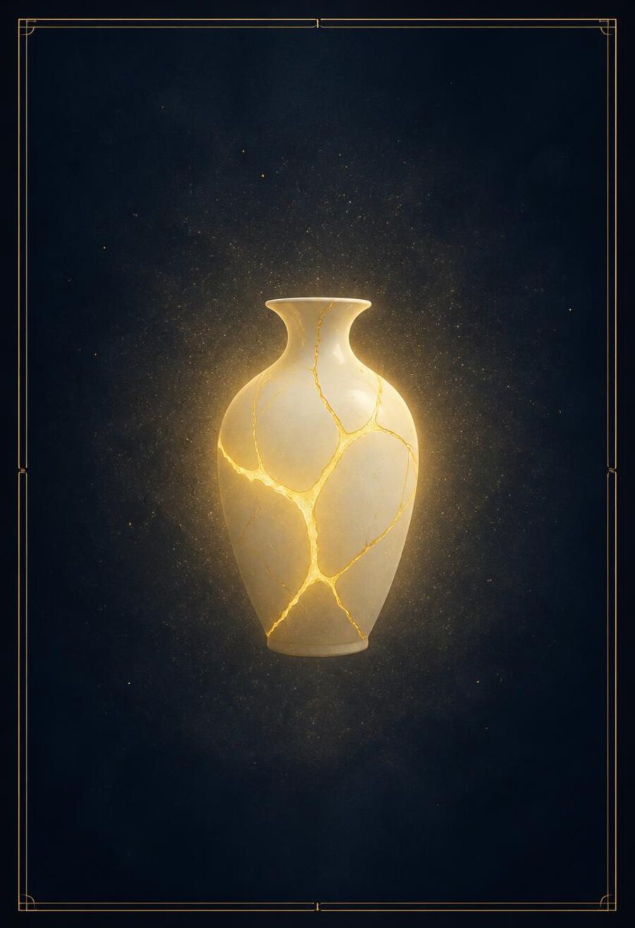 Dos des cartes de l’oracle L’Oracle Kintsugi